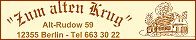 "Zum alten Krug"
